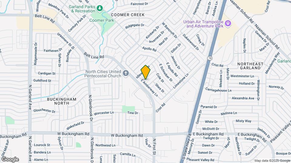 2202 Ember Lee Dr Map and Location Details