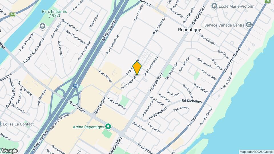 538 Lafontaine Rue Map and Location Details