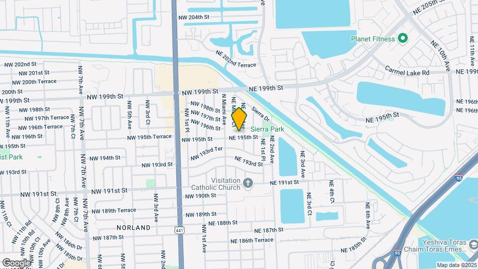 61 NE 195th St Map and Location Details