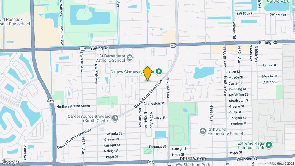 7340 NW 37th St Map and Location Details