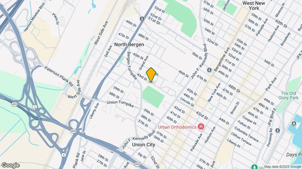 1405 43rd St Map and Location Details