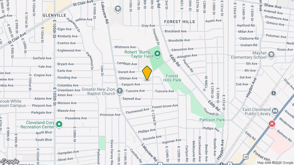 11903 Fairport Ave Map and Location Details