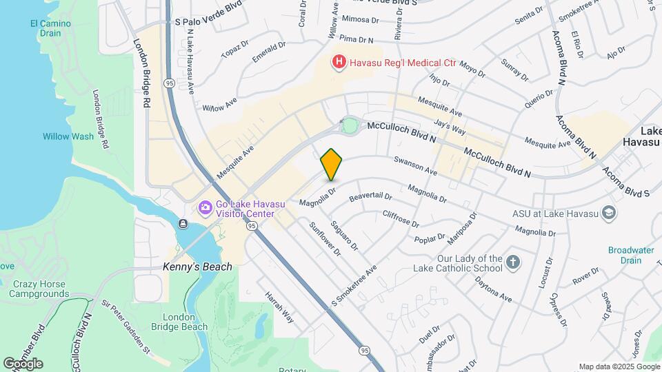 1695 Magnolia Dr Map and Location Details