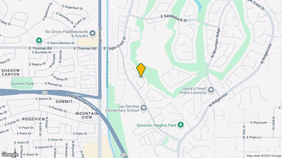3342 N Boulder Canyon Map and Location Details