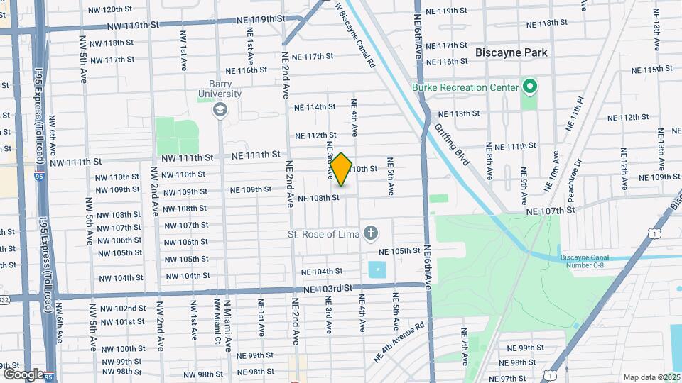325 NE 108th St Map and Location Details