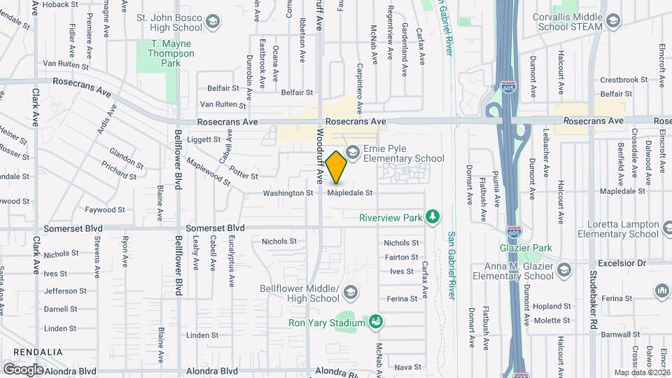 10253 Mapledale St Map and Location Details