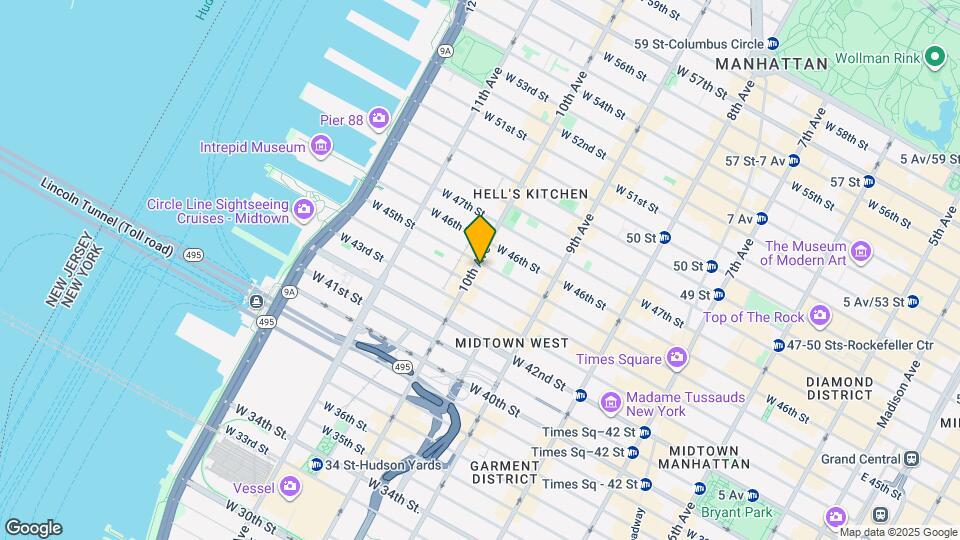 630 Tenth Avenue Map and Location Details