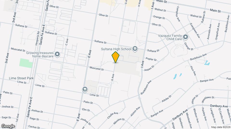 Hesperia Garden Apartments Map and Location Details