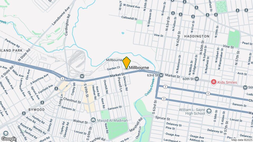 6445 Market St Map and Location Details