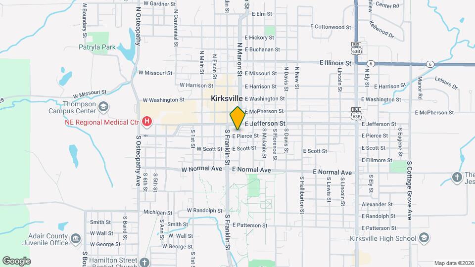 316 S Marion St Map and Location Details