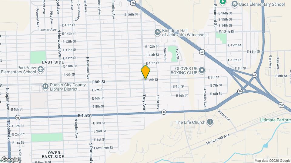 724 Troy Ave Mapa y Detalles de la Ubicación
