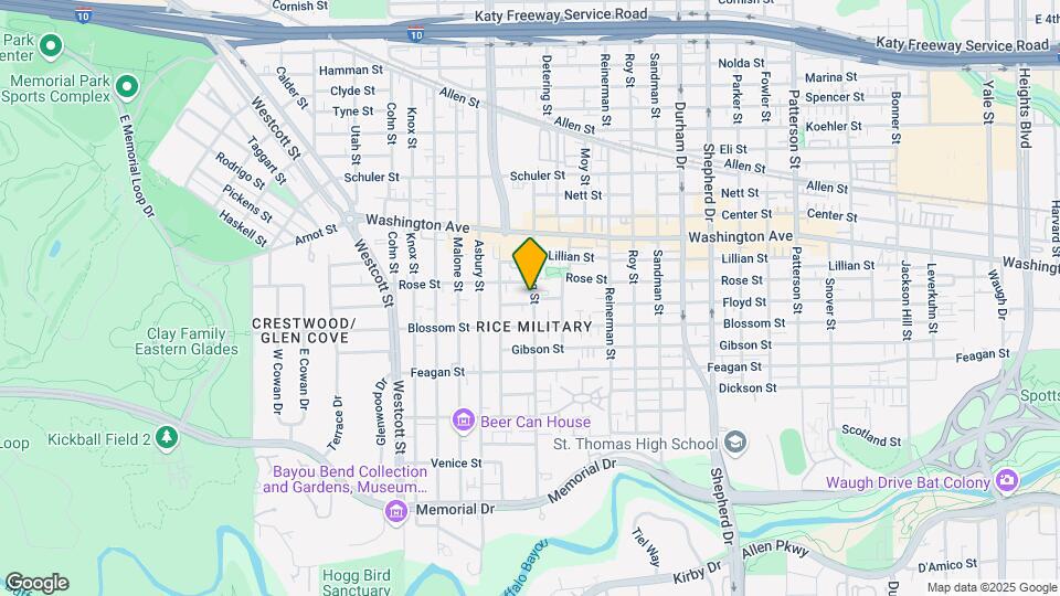 703 Detering St, Unit C Map and Location Details