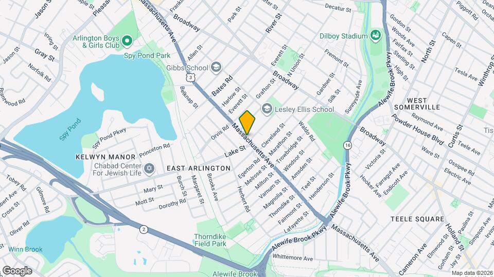 210 Massachusetts Ave, Unit 8 Mapa y Detalles de la Ubicación