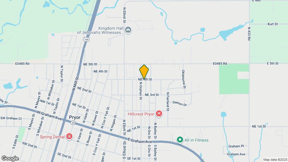 316 N Sawyer St Map and Location Details