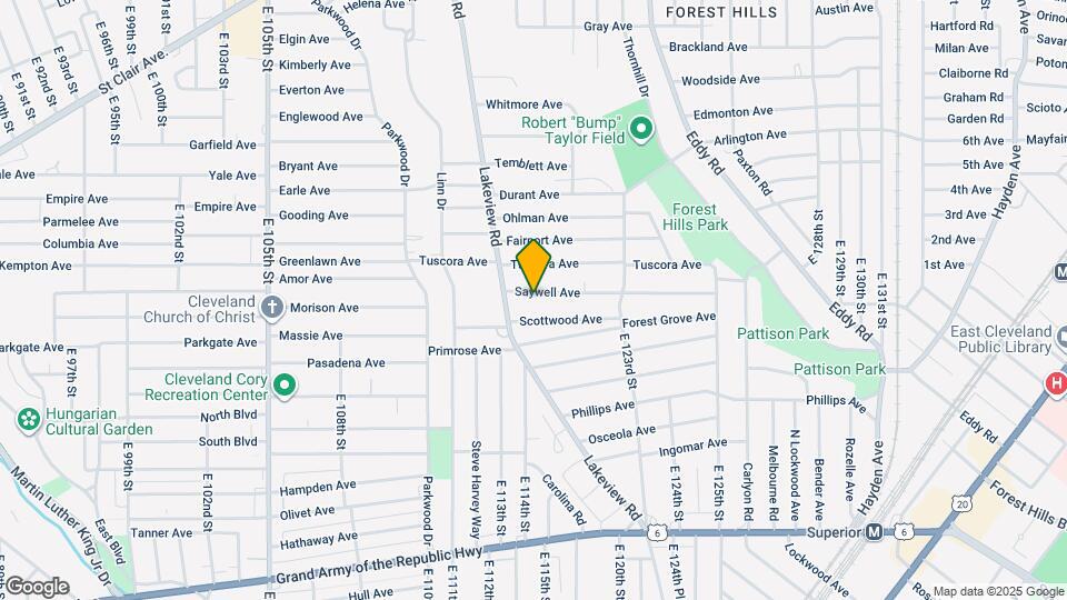 2191 East 83rd Cleveland, 44103 Map and Location Details