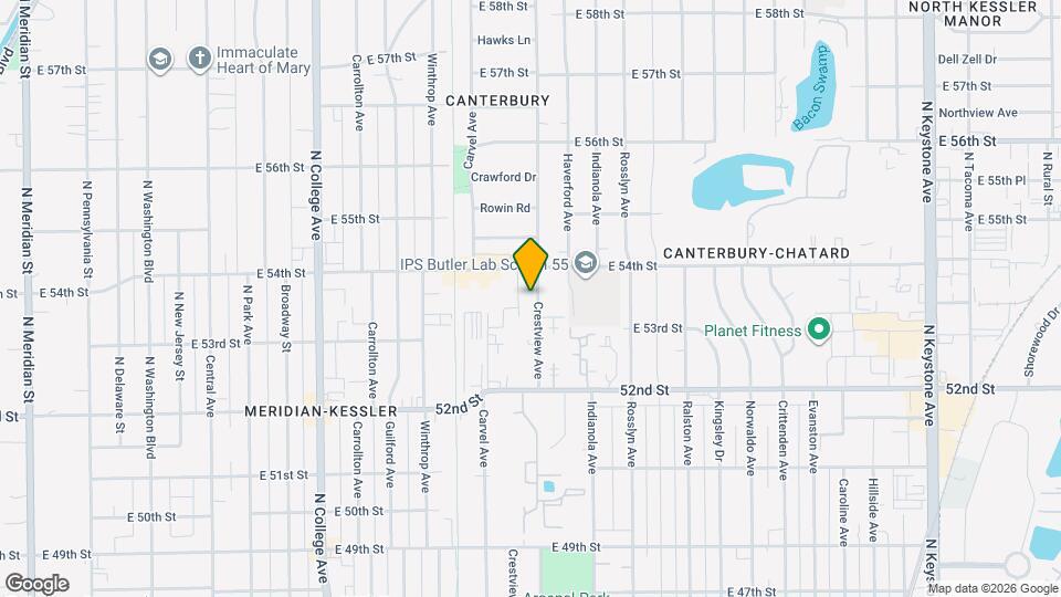 5342 Crestview Ave Mapa y Detalles de la Ubicación