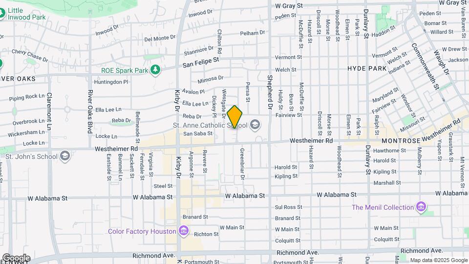 2510 Kingston St Map and Location Details