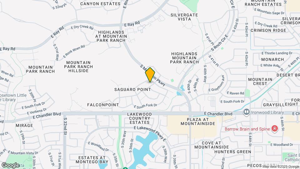 3850 E Mountain Sky Ave Map and Location Details