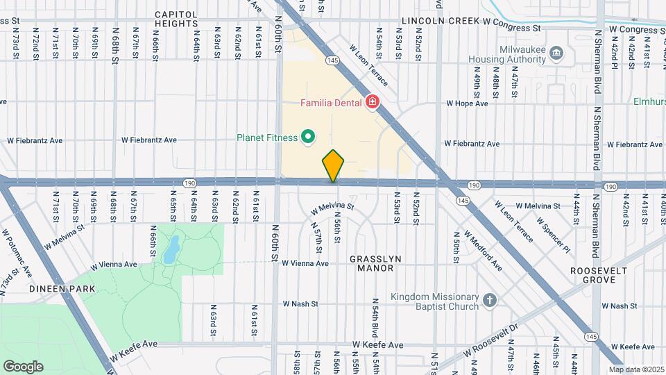 5605 W Capitol Dr Map and Location Details