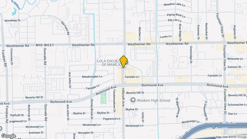 3001 Hillcroft St Map and Location Details