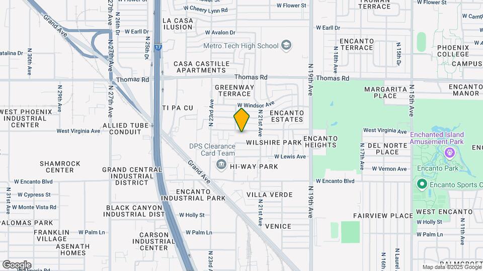 2139 W Virginia Ave Map and Location Details