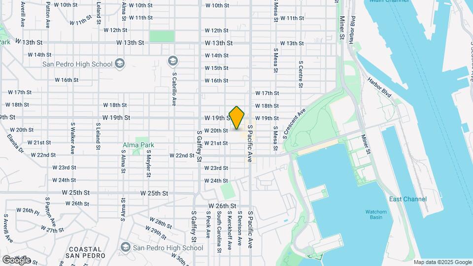 555 W 20th St Mapa y Detalles de la Ubicación