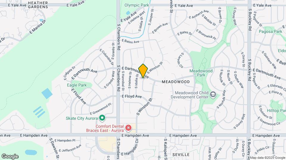 15616 E Eldorado Dr Mapa y Detalles de la Ubicación