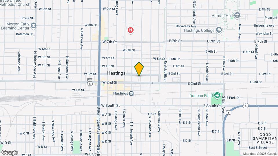 403 W 3rd St Map and Location Details