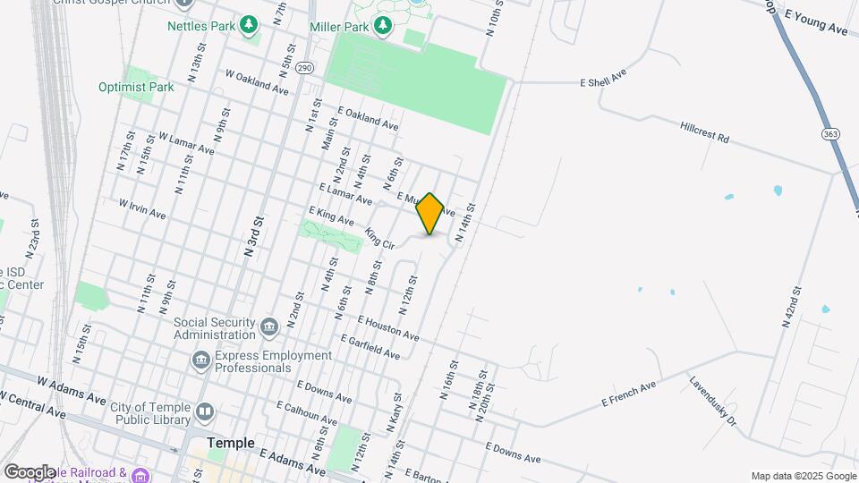 419 King Cir Map and Location Details