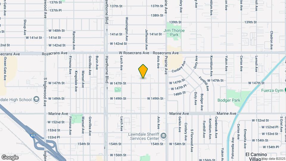 14616 Eastwood Ave Map and Location Details