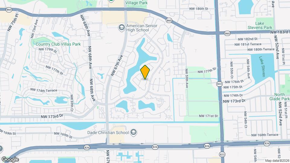 17340 NW 63rd Ave Map and Location Details