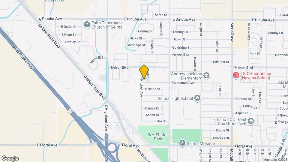 2612 Huntsman Ave Map and Location Details