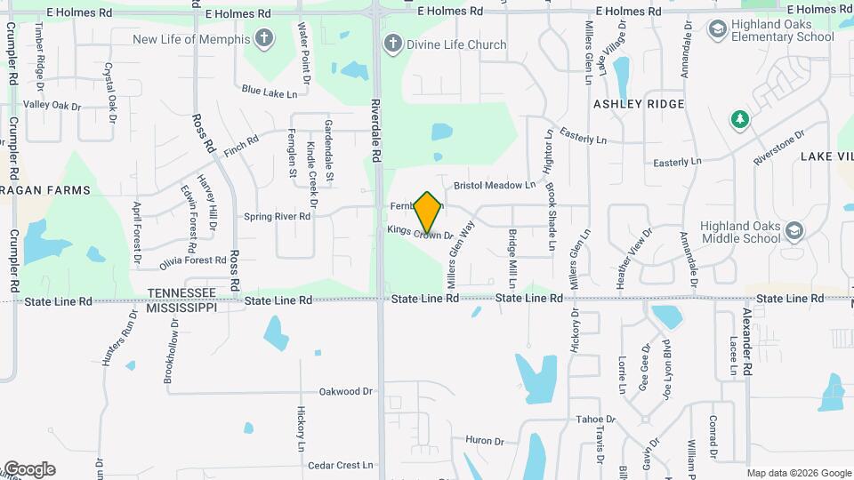 7045 Kings Crown Dr Mapa y Detalles de la Ubicación