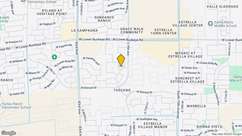 7926 W Globe Ave Map and Location Details