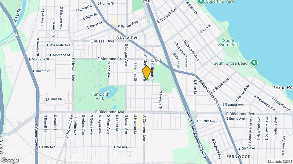 2936 S Clement Ave Map and Location Details