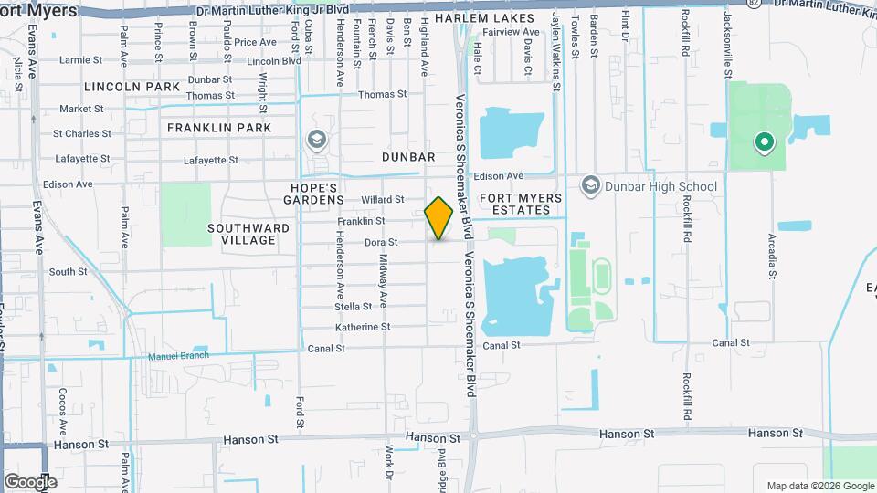 3516 Dora St Map and Location Details