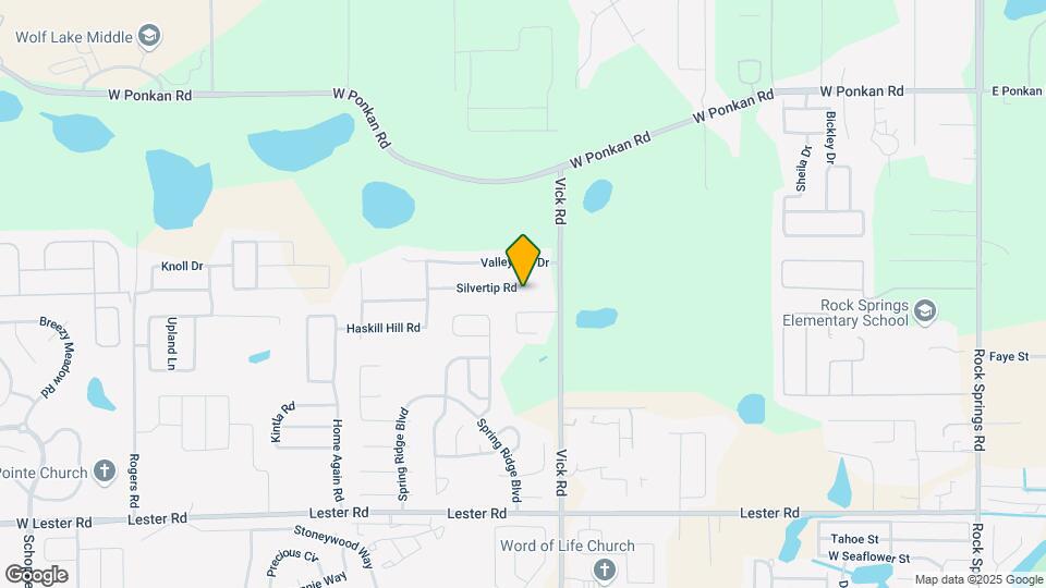 800 Silvertip Rd Map and Location Details