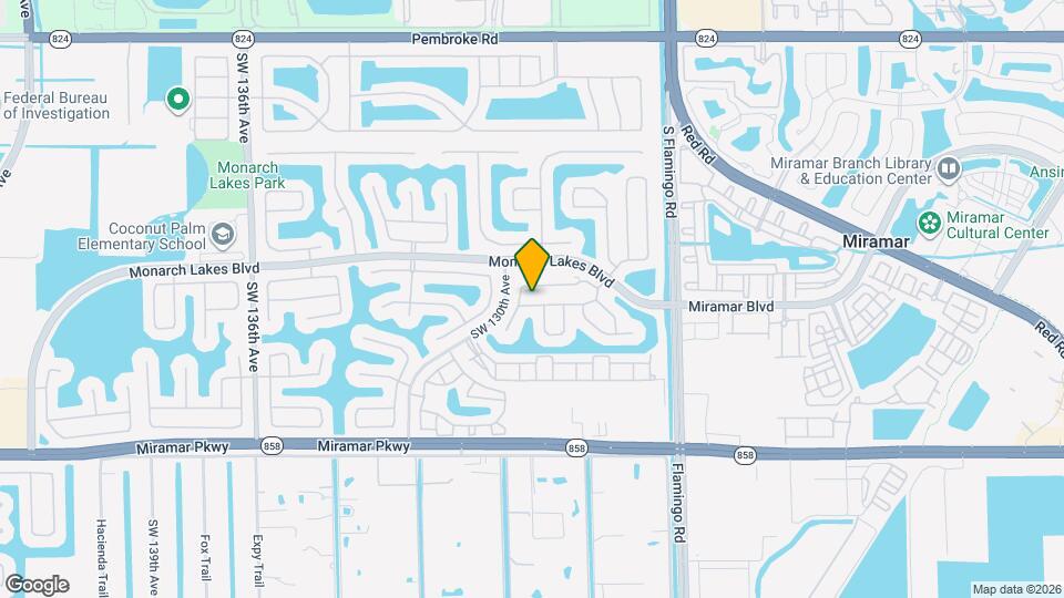 12959 SW 27th St Mapa y Detalles de la Ubicación