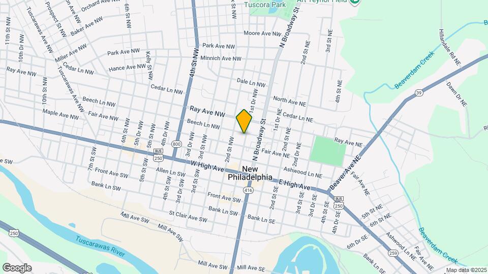 214 1st Dr NW Map and Location Details