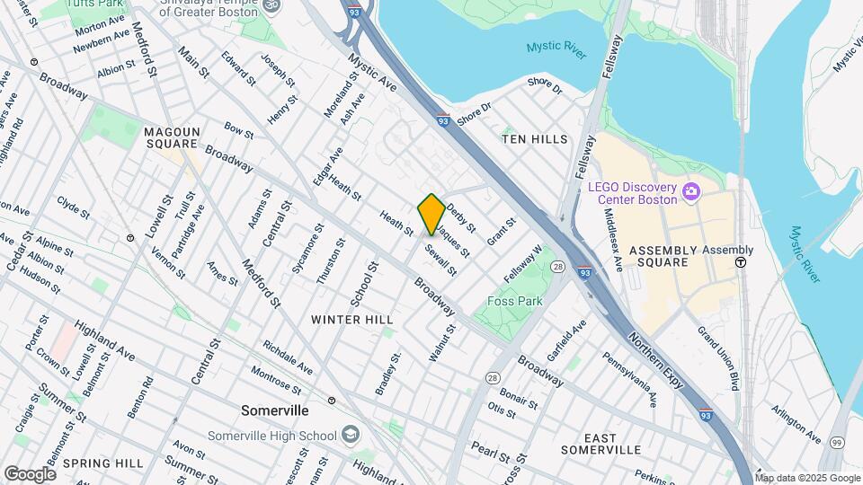 41 Sewall St, Unit 3 Map and Location Details