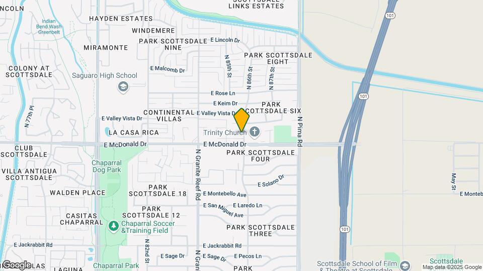 8537 E Rovey Ave Map and Location Details