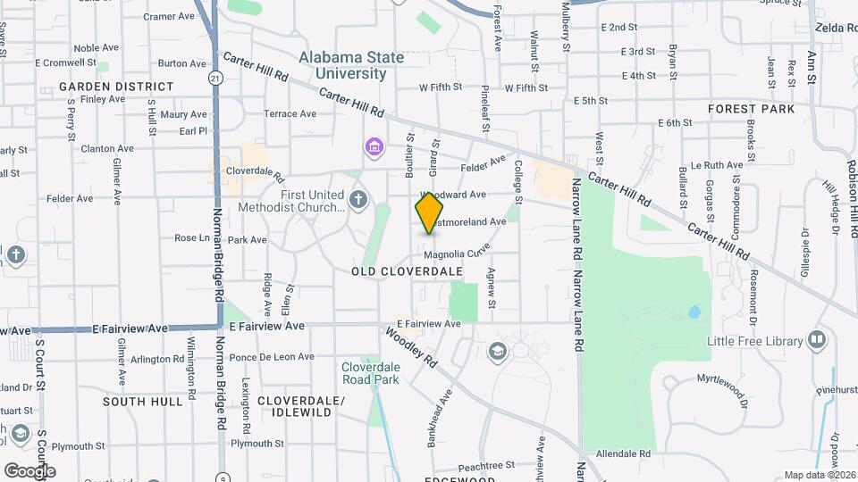 2530 Girard St Map and Location Details