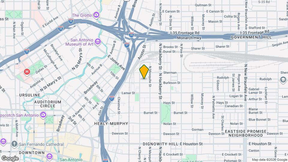 319 Burleson St Map and Location Details