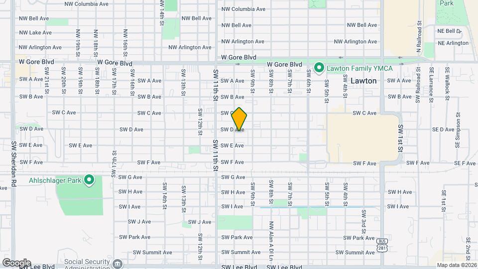 914 SW D Ave Map and Location Details