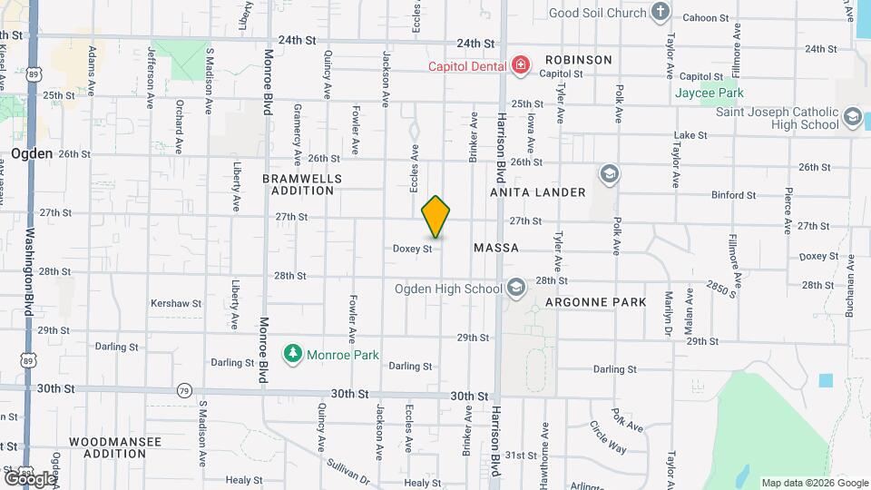 1082 Doxey St Map and Location Details