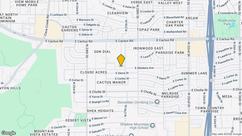Paradise Valley Baptist Retirement Center Mapa y Detalles de la Ubicación