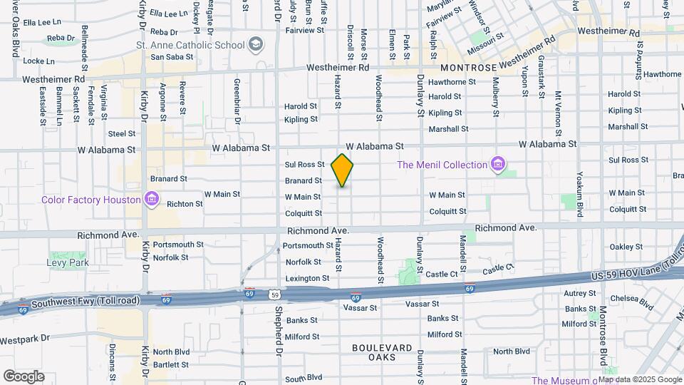 1850 W Main St Map and Location Details