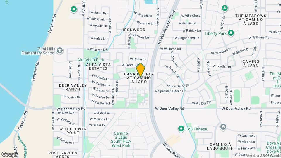 10281 W Carlota Ln Map and Location Details