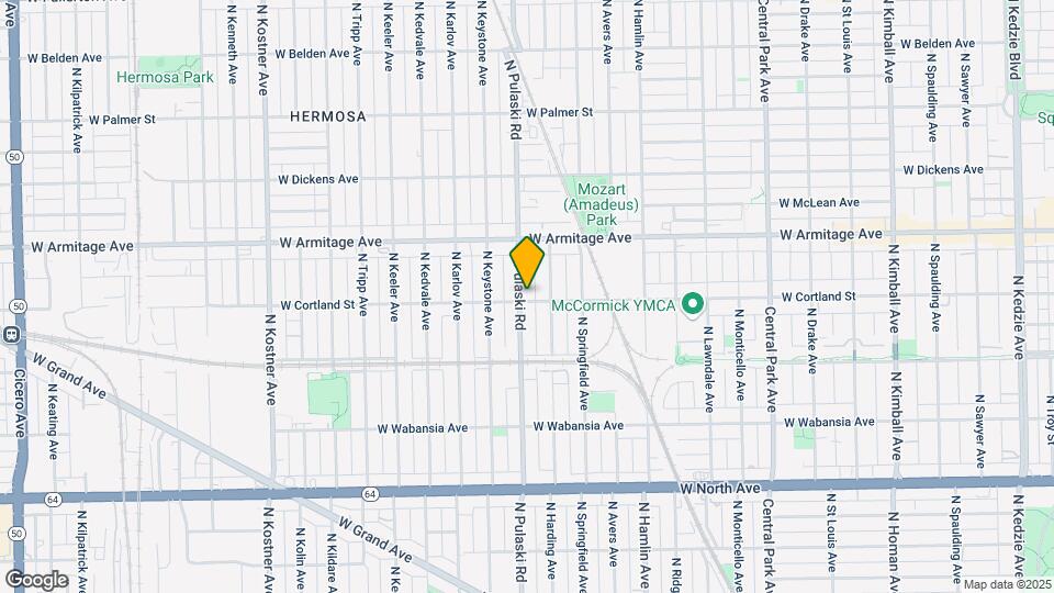 1901 N Pulaski Rd Map and Location Details
