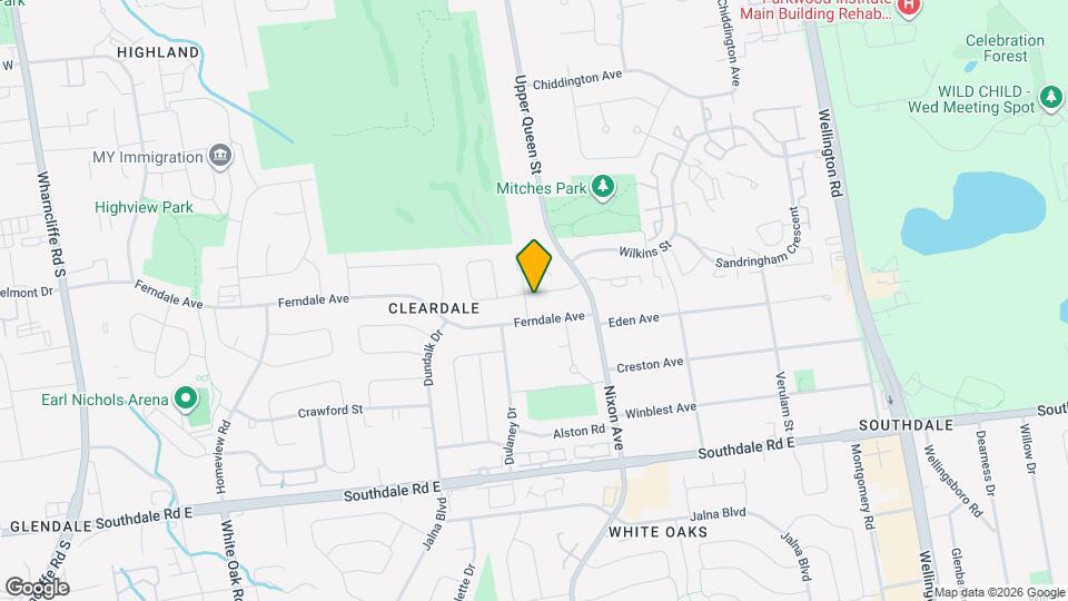 164 Clarendon Crescent Map and Location Details